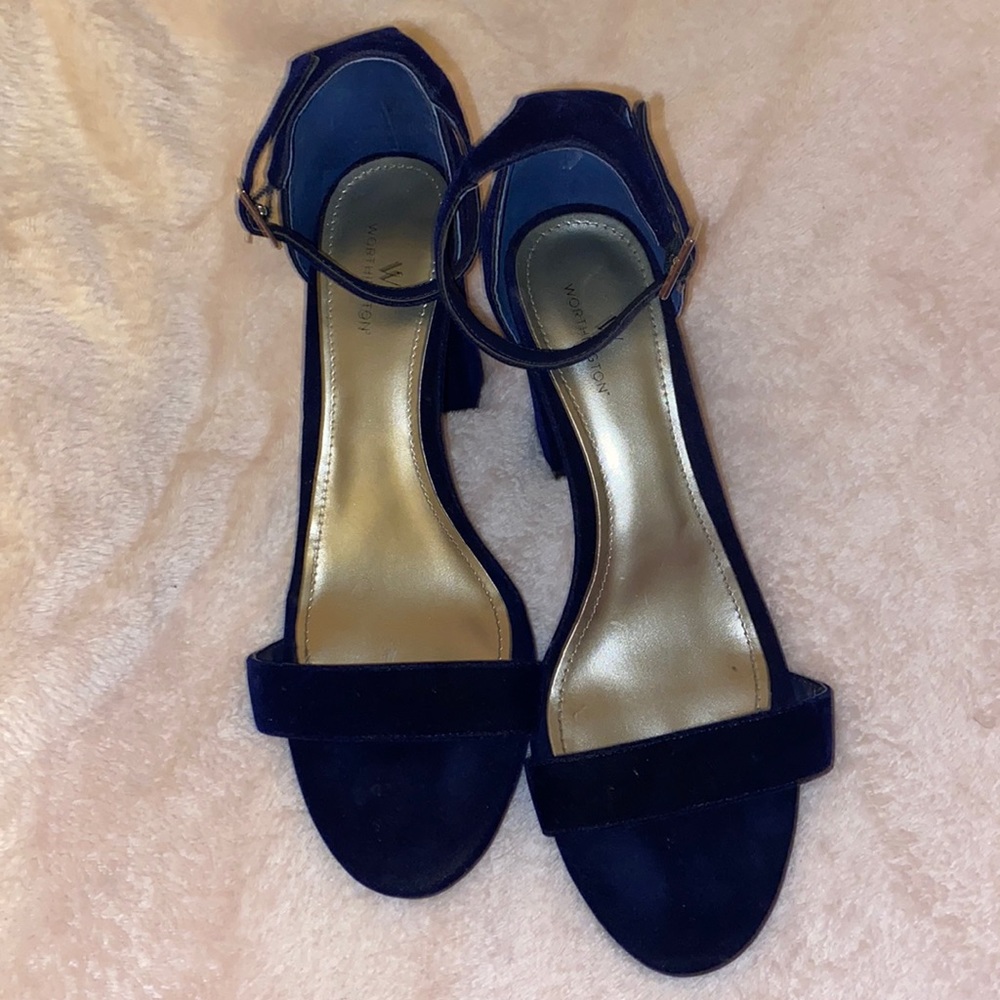 Blue dress heels